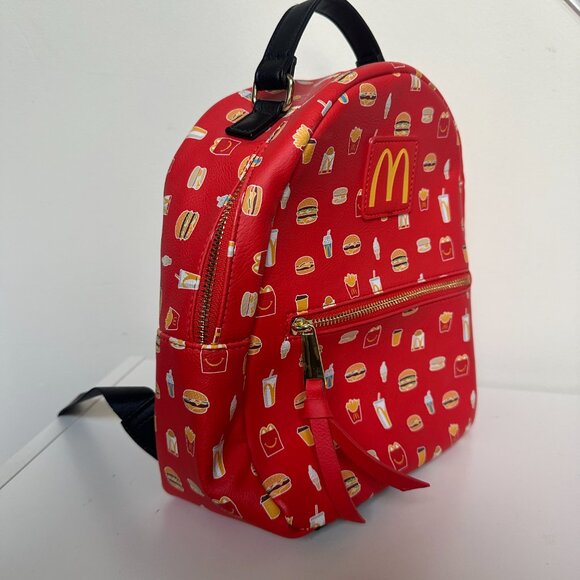 McDonald’s LUNCH Mealtime Favorites Allover Print Mini Backpack